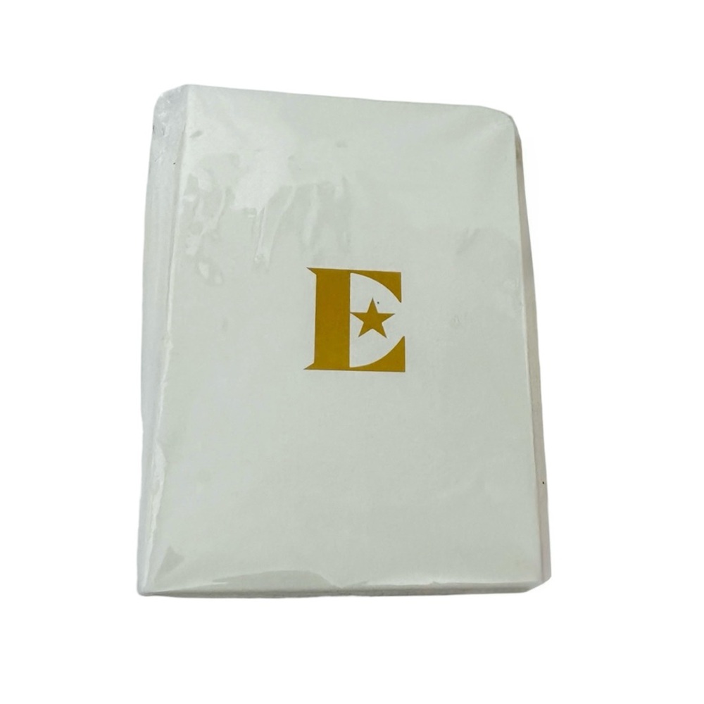 NEW Elton John White with Gold E Logo Notebook Luxury Memorabilia Holiday Gift